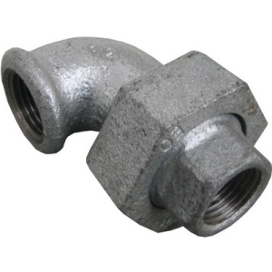 RACCORD UNION GALVA COUDE 6/4 FF