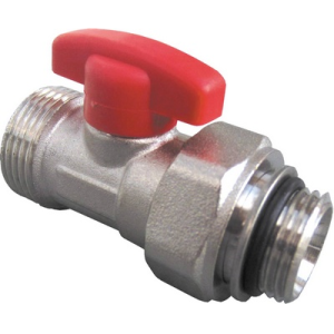 VANNE A BILLE ROUGE EUROCONE 1/2X3/4 AVEC RACCORD UNION