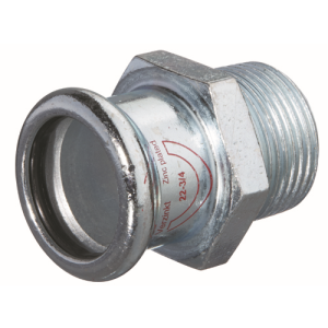 MP ACIER RACCORD FILETE 22 X 4/4 M