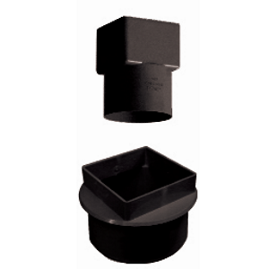 PASSAGE REDUCTEUR D:110 >> CARRE 80/80