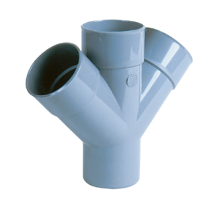 TE PARALLELE PVC D.90 45°
